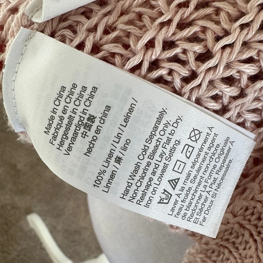 J. Crew Soft Pink Crew Neck Sweater